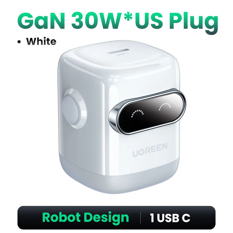 UGREEN 65W 30W GaN Charger US Plug Fast Charger for iPhone