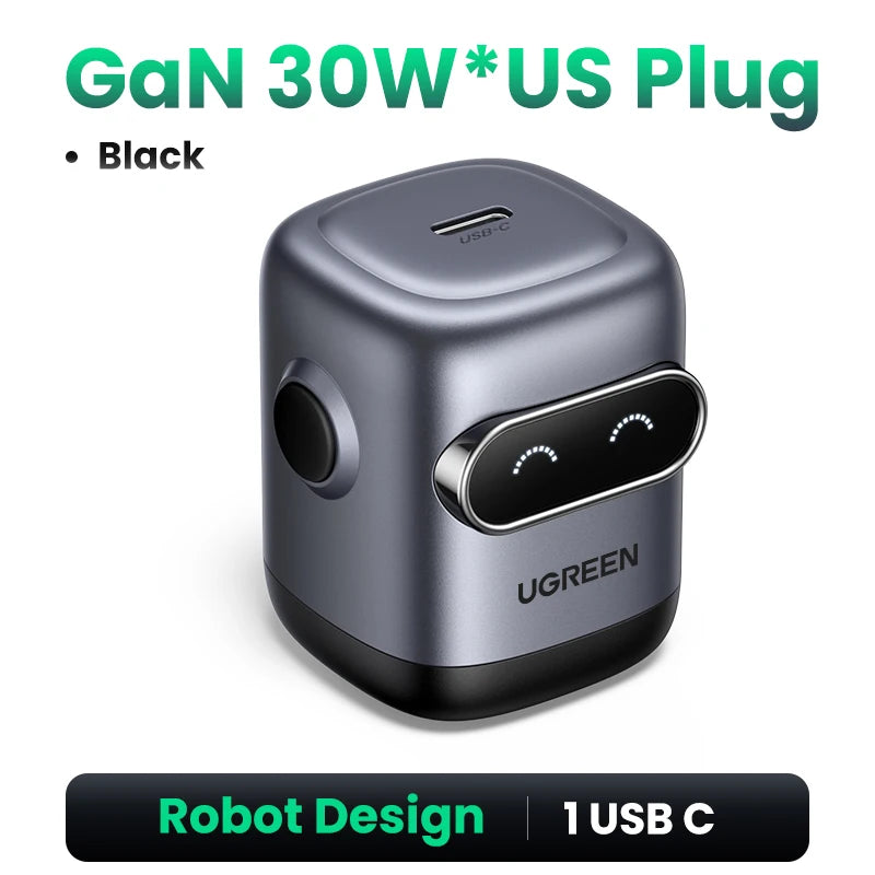 UGREEN 65W 30W GaN Charger US Plug Fast Charger for iPhone